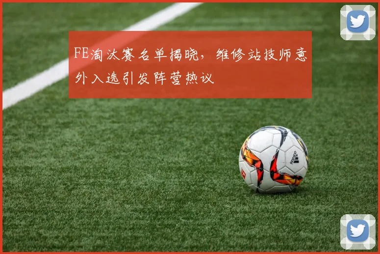 FE淘汰赛名单揭晓,维修站技师意外入选引发阵营热议